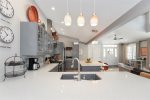 Spacious kitchen with tons of counter space in the main house