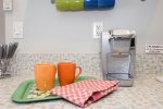 Keurig coffee maker in the guest home