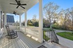 Relax and enjoy the views from the comfort of the rocking chairs, creating the perfect spot to unwind and take in the scenery.