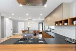 Wolf appliances and high end touches throughout this beautiful kitchen