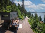 Newly Built 2022 Modern Whitefish Lake Residence with Exclusive Hot Tub and Breathtaking Lake Views!