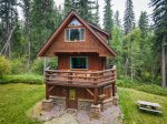 Whitefish MT Luxury Cabin - Peaceful Forest Retreat Minutes from Downtown Whitefish;; Quick Access to Hiking & Biking Trails