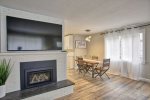 Cozy Fireplace and Big Screen TV