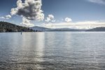 Lake Coeur d`Alene within walking distance 