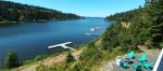Enjoy the view of the lake & private dock just a short walk from your back door
