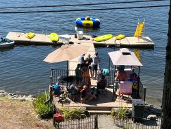 North Idaho Family Vacation Lake Home -Dock w/slide, floating island, paddle boat, paddle boards, kayaks & more!