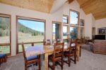 Dining room over looking the Gallatin River