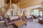 Main living space-Amazing views of Levinsky Ridge-Open floor plan