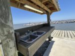 Covered Fish Cleaning Station
