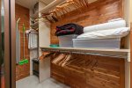 large cedar walk in closet 