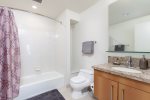 Full private bathroom off of master bedroom 