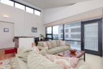 Upstairs living room, open floor plan