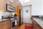 Fully stocked kitchen