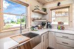 Kitchen sink and cabinets