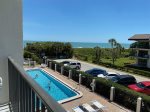 Balcony View of Pool and Ocean 