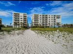 Rear View of Complex from Beach