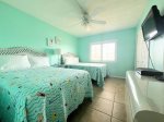 Guest Bedroom with Queen and Twin Bed