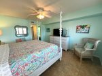 Master Bedroom with Flat Screen TV