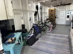 Downstairs storage