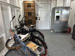 Extra Refrigerator, 3 bikes for use