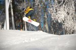 Snowboarding the Great Smoky mountains