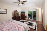 Master bedroom leads to the deck