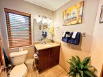 Hall full bath