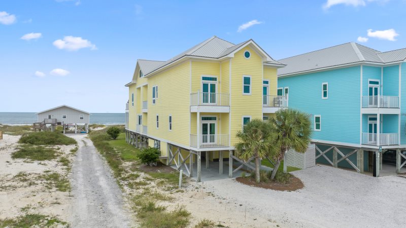 Fort Morgan 4 Bedroom Beachfront Home With Shared Pool Elevator   1 