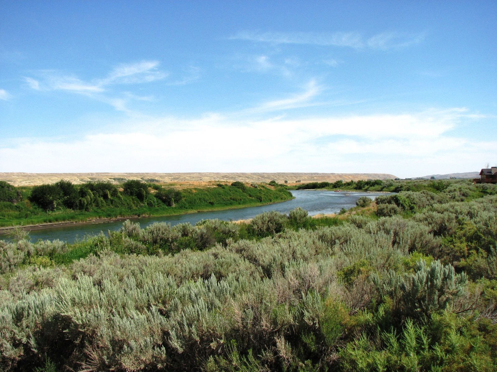 Clark`s Fork of the Yellowstone River